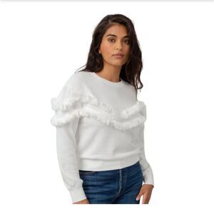 Rails Kinsley Sweatshirt in white